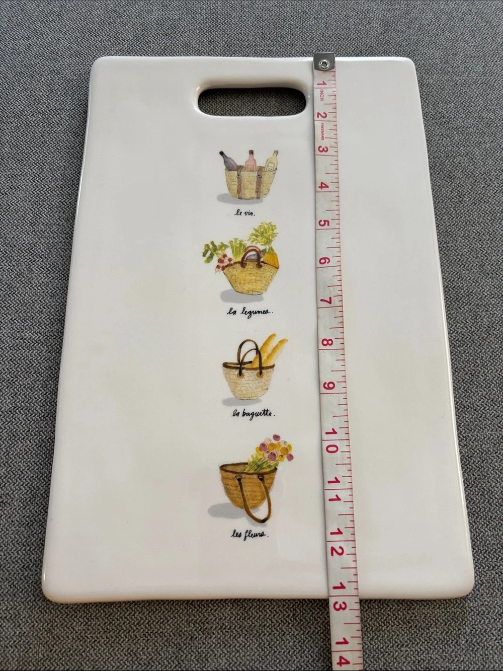 Rae Dunn Artisan Collection ceramic charcuterie board